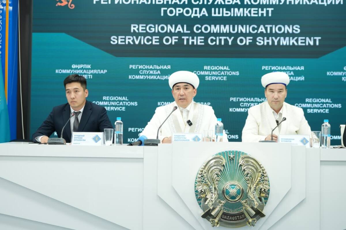 ШЫМКЕНТТЕ ҚҰРБАН АЙТҚА БАЙЛАНЫСТЫ БРИФИНГ ӨТТІ
